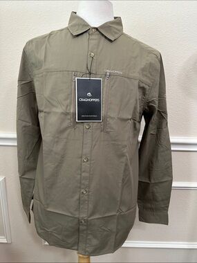 Craghoppers KIWI BOULDER LONG SLEEVE SHIRT - Pebble